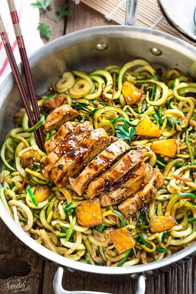 Teriyaki Chicken Zoodles