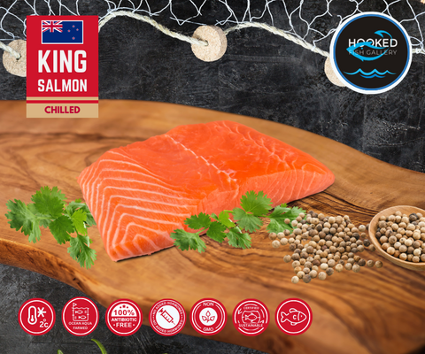 CHILLED - New Zealand King Salmon Single Fillet Approx 500g