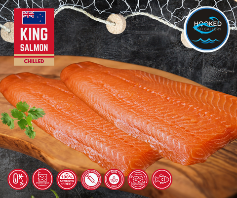 CHILLED - New Zealand TWO SIDES Fresh Salmon (Whole Fillet), 1.1kg-1.4kg