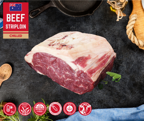 CHILLED: Premium Striploin (Whole Piecce), 1kg