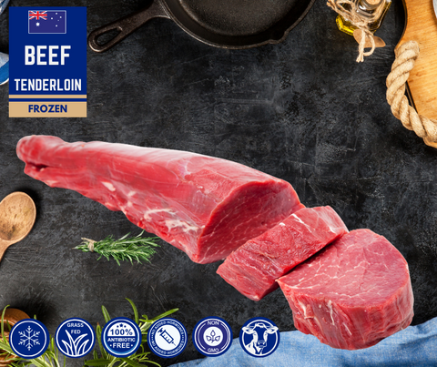 FROZEN - Premium Tenderloin Beef approx 1Kg