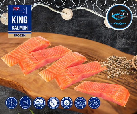 FROZEN - New Zealand King Salmon 5 x 150-190gm