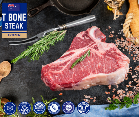 FROZEN - T-Bone Steak, 450-500gm