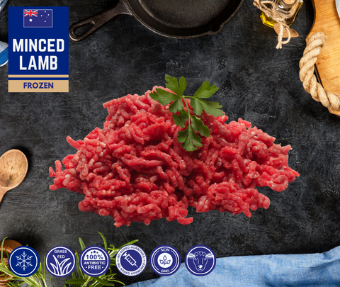 FROZEN: Lamb Mince, 500gm pack