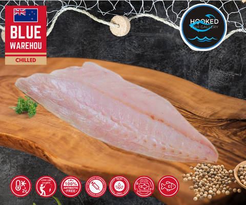 CHILLED NZ 2 x Blue Warehou 180g to 200g Fillets