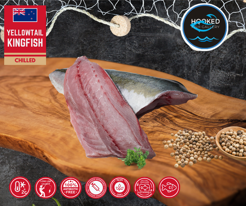 CHILLED - NZ Yellowtail Kingfish 190g to 220g