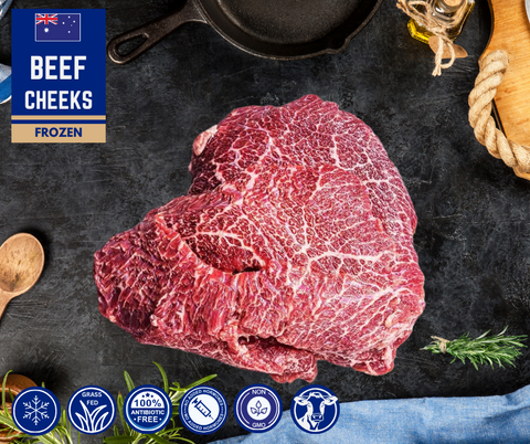 FROZEN - Wagyu Beef Cheeks, 600g - 800g