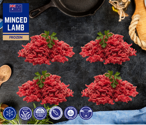 FROZEN: Lamb Mince, 4 x 500gm