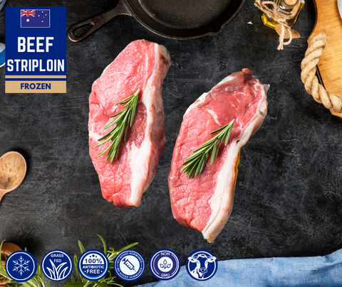 FROZEN Premium Sirloin Steaks 2 x 300gm