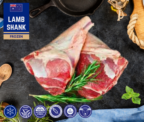 FROZEN - Lamb Shanks, 2 x 350-470gm (1kg)