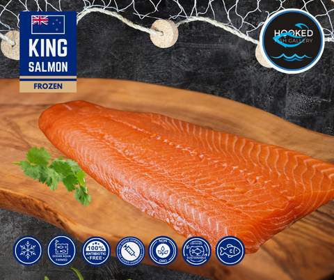 FROZEN - New Zealand Salmon (Whole Fillet), 1.1-1.4kg