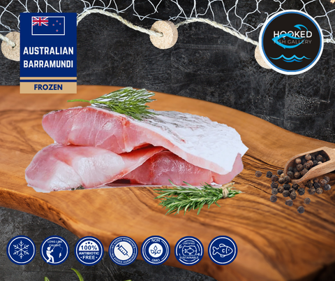 FROZEN - Barramundi Fillets, 2 x 150-190gm