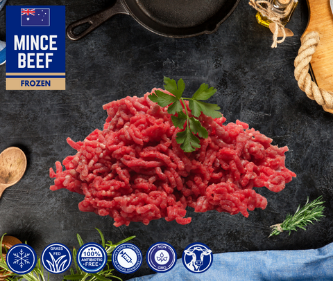 FROZEN - PRS Lean Beef Mince, 500gm